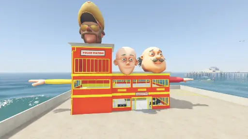 Motu Patlu IBD3D Police Station Prop Gta 5